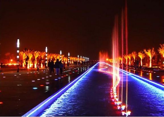 水道夜景